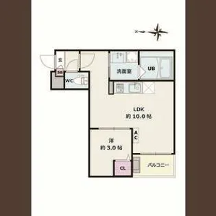 Jack atsutakoshinⅠ【1階】の間取り