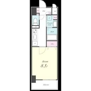 ヴェーラカーサウルバーナ【4階】の間取り