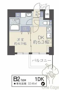 ヴィヴィフルヤ豊崎【2階】の間取り