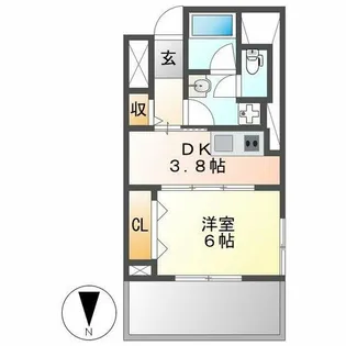 さくらHills ROKUBAN Platinum Residence【505号室】の間取り