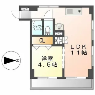 アーバンブラン金山【403号室】の間取り