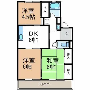 サクセスすずき【202号室】の間取り