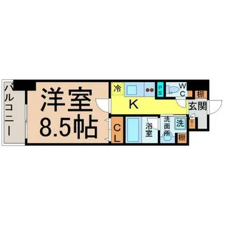 ヴェーラカーサウルバーナ【4階】の間取り