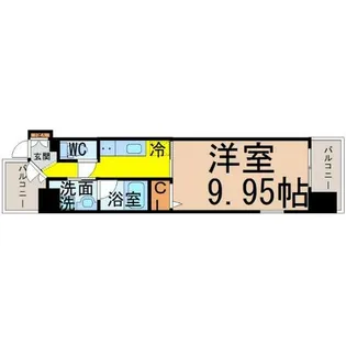 PalazzoSpeciale(パラッツォスペチアーレ)【8階】の間取り