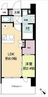 セレニテ阿波座ミラク【11階】の間取り