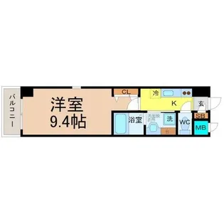 ホワイトクレスト【5階】の間取り