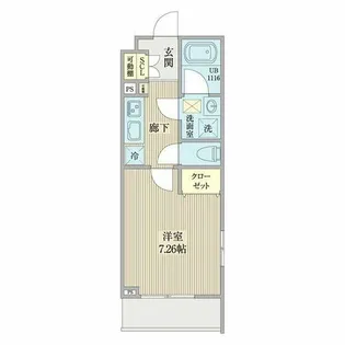 リシェス名古屋ウエスト【1階】の間取り