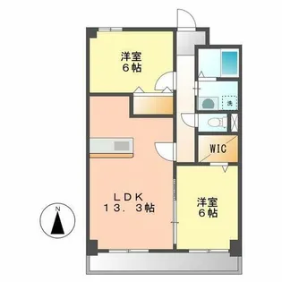 アルページュ【104号室】の間取り