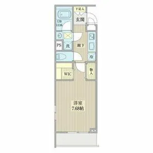 リシェス名古屋山王ウエスト【3階】の間取り