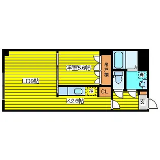 e-one【803号室】の間取り