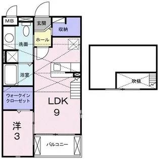 メロウ ハウスC【2階】の間取り