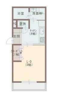 K・プラウド【1階】の間取り