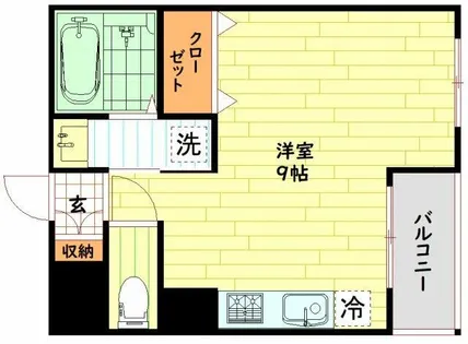 ガーディアンズパレス高殿【2階】の間取り