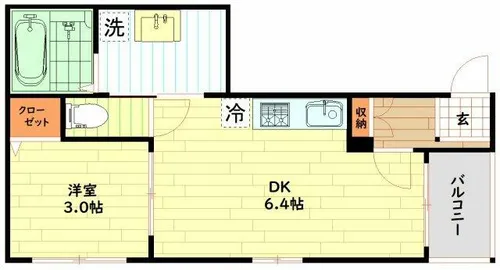 ノザトエトワール【1階】の間取り