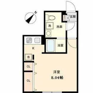 Branche覚王山【2階】の間取り