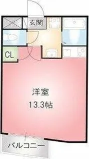 THUマンション【5階】の間取り