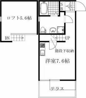 LE COCON白水町【1階】の間取り