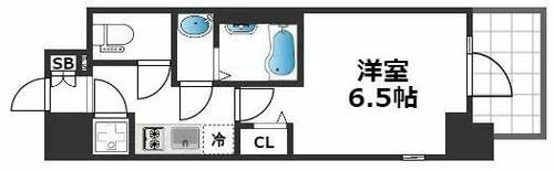 ファーストフィオーレ難波南パークサイド【1階】の間取り