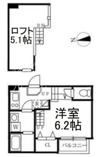 ハーモニーテラス並木【2階】の間取り