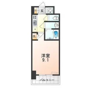 S-RESIDENCE堺blaze【3階】の間取り