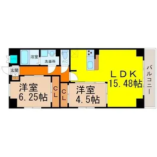 GRANDUKE鶴舞公園(グランデューク鶴舞公園)【8階】の間取り