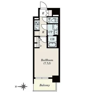 S-RESIDENCE堀田beaute【7階】の間取り