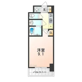 S-RESIDENCE堺blaze【14階】の間取り