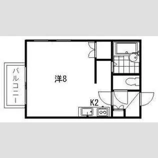 ラリューシュ元町【403号室】の間取り
