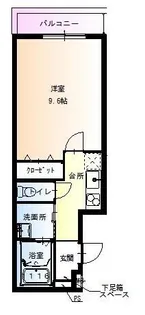 フジパレス出屋敷2番館【1階】の間取り