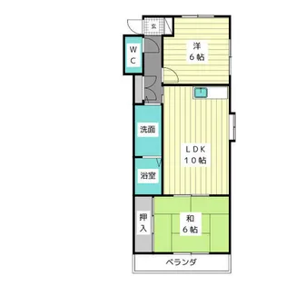 エクセル東丘【1階】の間取り