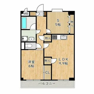 大阪府堺市東区菩提町3丁【マンション】の間取り