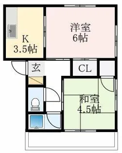 中野マンション【3階】の間取り
