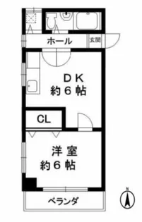 ルミエールⅡ【2階】の間取り