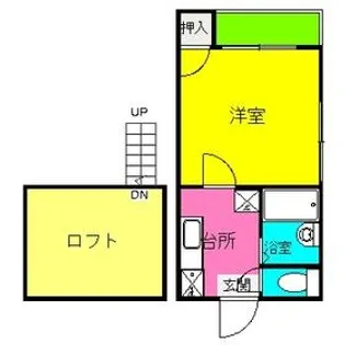 シキタトゥーリ1【2階】の間取り