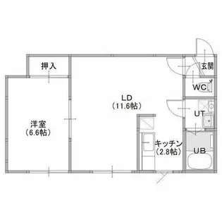 フロイデ24【2階】の間取り