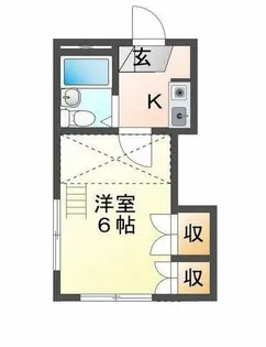 フラッツハナ Ⅱ【206号室】の間取り