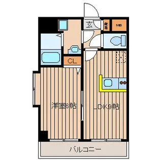 ドリーム県庁前【805号室】の間取り