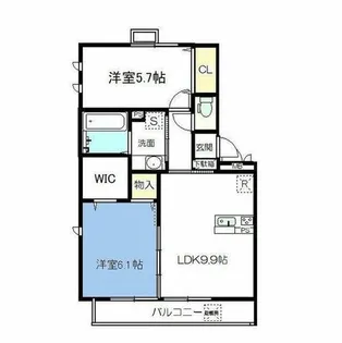 ボナール寿【302号室】の間取り