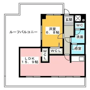 キャッスルメイ植田【5階】の間取り