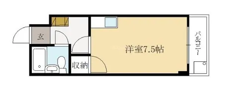 ジョイフルFortune【403号室】の間取り