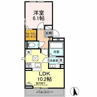 クロエ【2階】の間取り