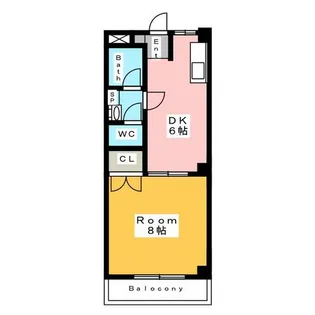 ハイコーポラス【2階】の間取り