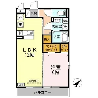 サンセッテ21【201号室】の間取り