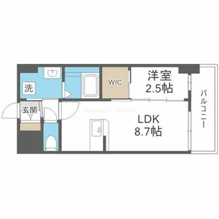 セレニテ新大阪グランデ ミリュー【13階】の間取り