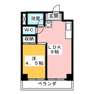 向陽ビル【2階】の間取り