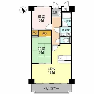 サニーコート浅井【3階】の間取り