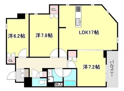 ミレーネ芦屋東山【2階】の間取り