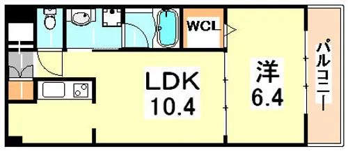 メゾン ド バレー【2階】の間取り