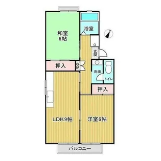 サンビレッジ知立A棟【203号室】の間取り