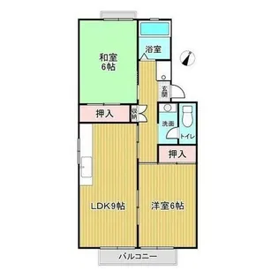 サンビレッジ知立A棟【203号室】の間取り
